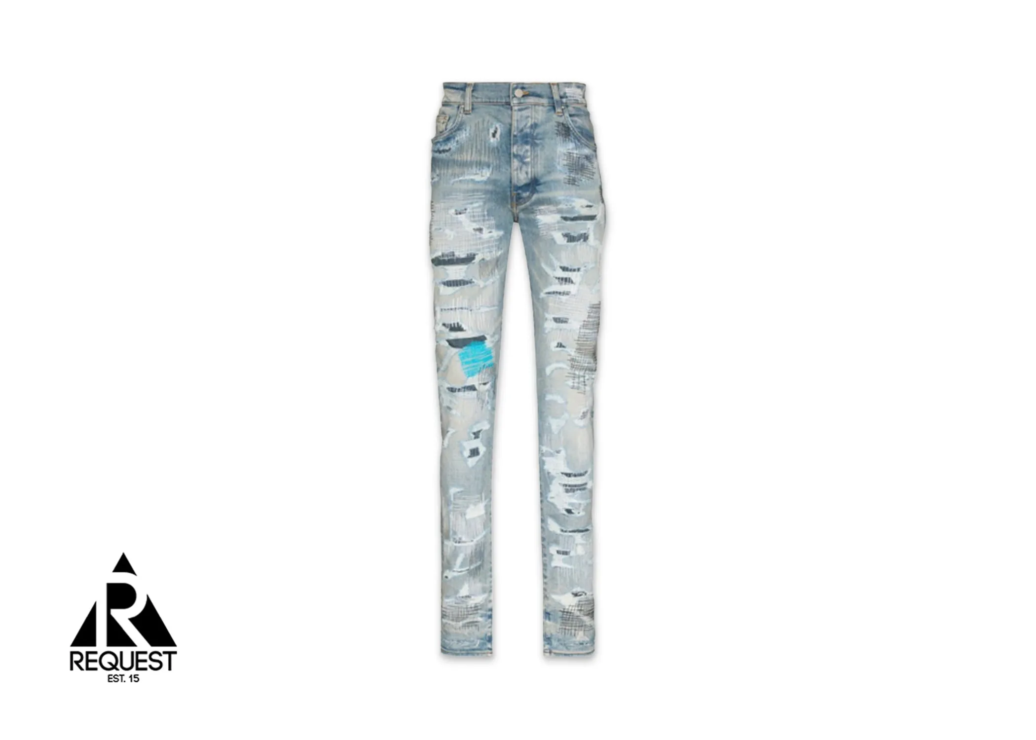 All Over Repair Jean “Clay Indigo”