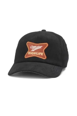 American Needle Miller Roscoe Corduroy Hat for Men in Black | 23015A-MHL