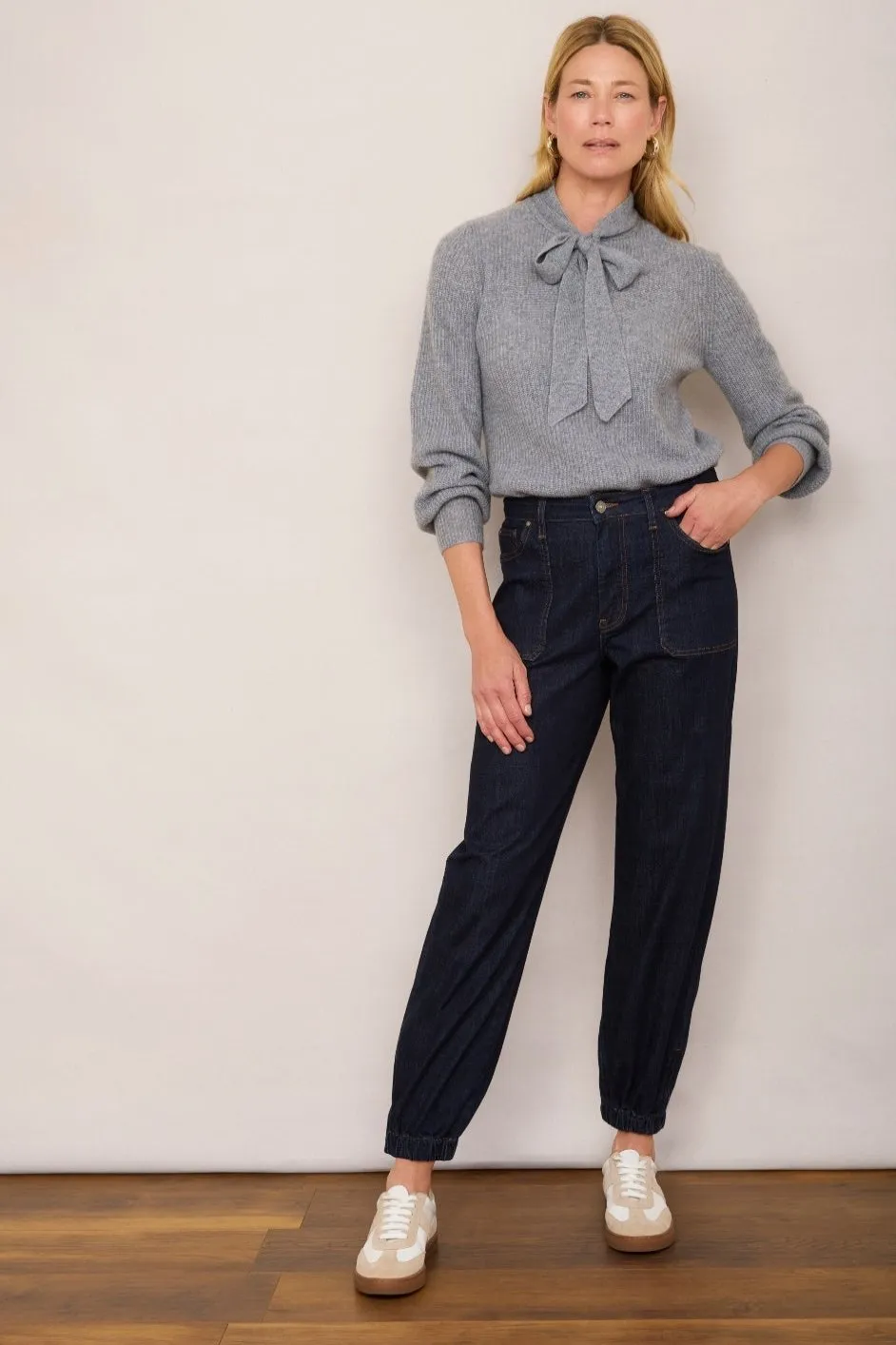 Aniyah Cargo Jean - Indigo