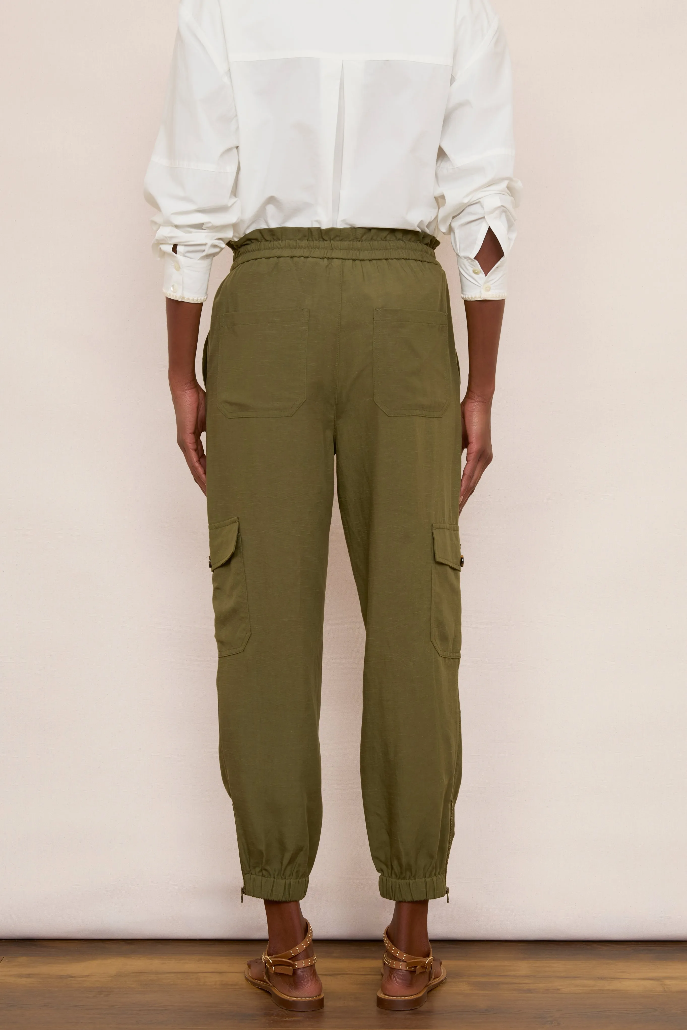 Aniyah Cargo Trouser - Khaki