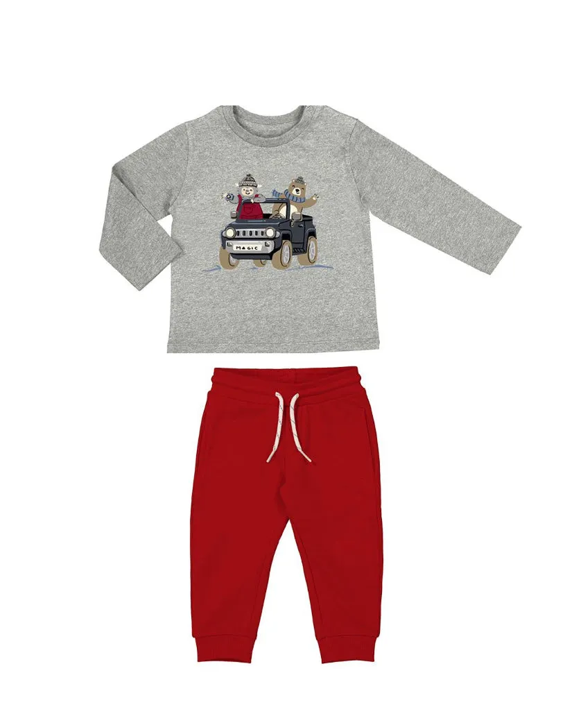 AW24 Mayoral - Boys Top and Cuffed Fleece Joggers