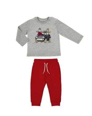 AW24 Mayoral - Boys Top and Cuffed Fleece Joggers