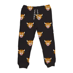 BAMBOO DRAWSTRING JOGGERS - ALLOVER TIGER 6-12M