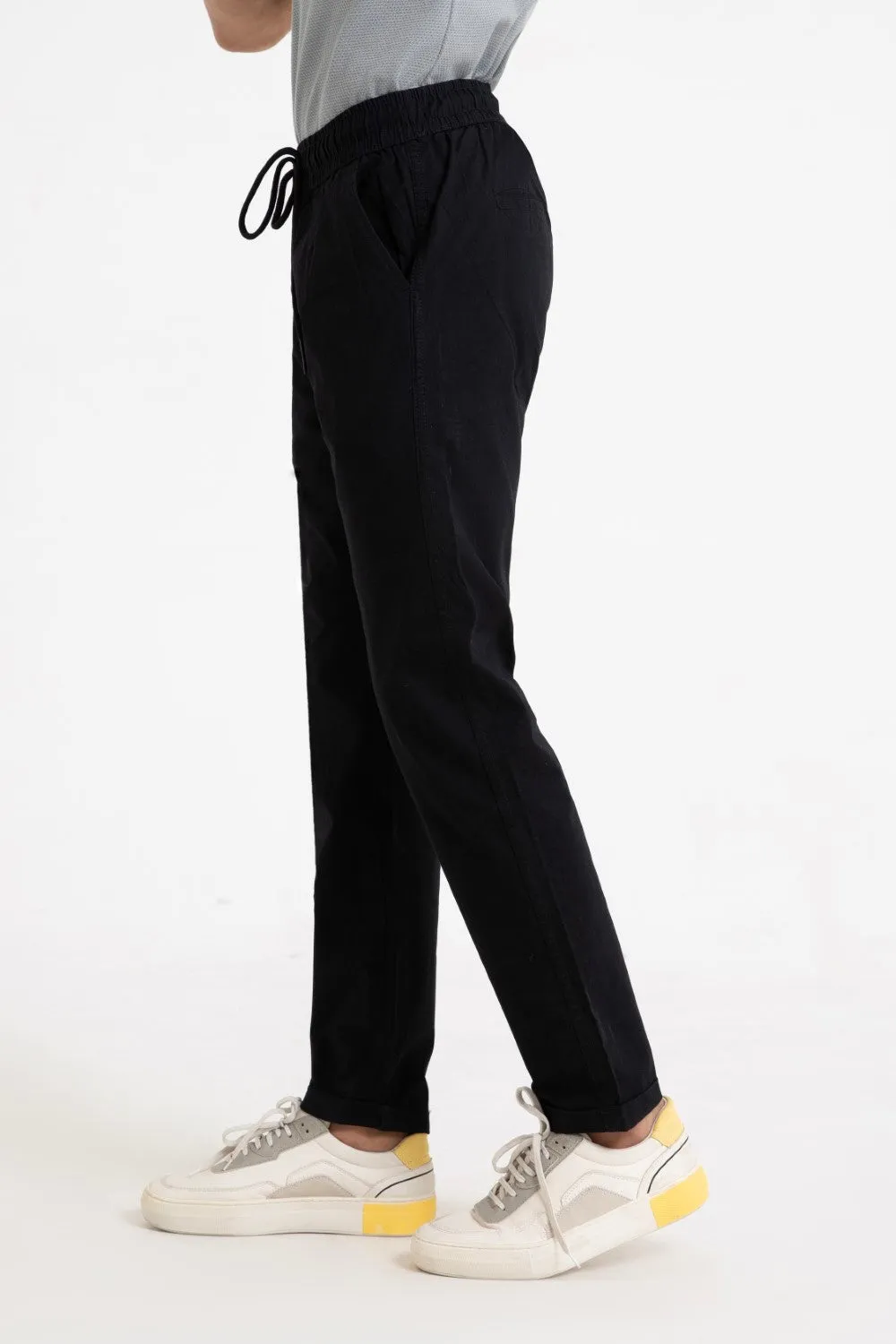 Black Cargo Trouser