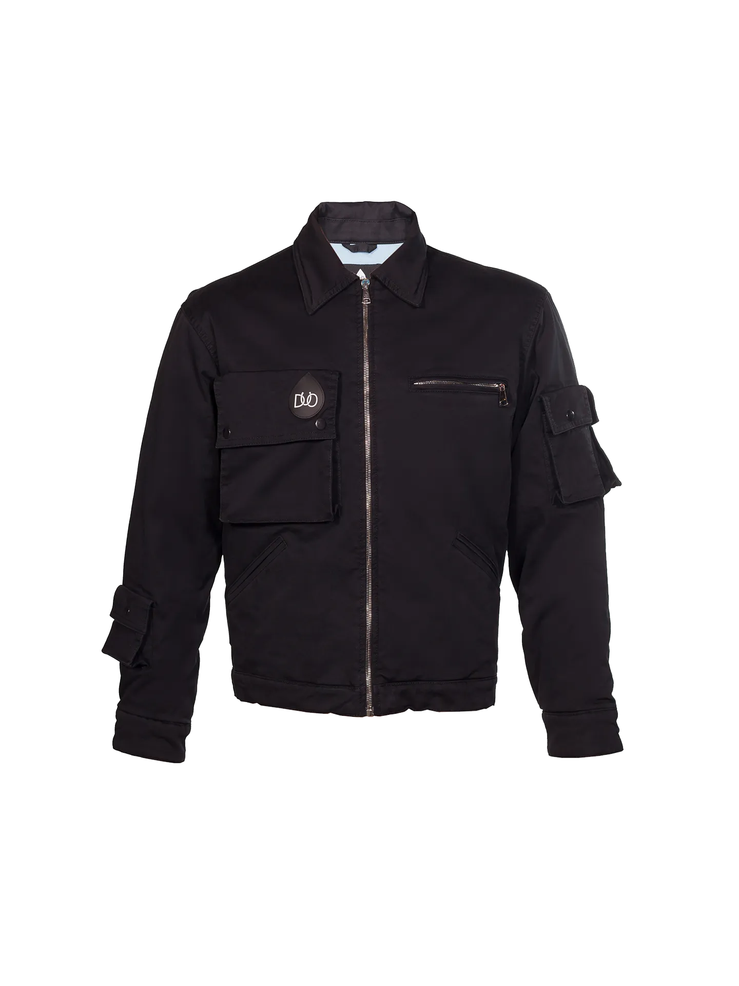 Black Cargo Work Jacket