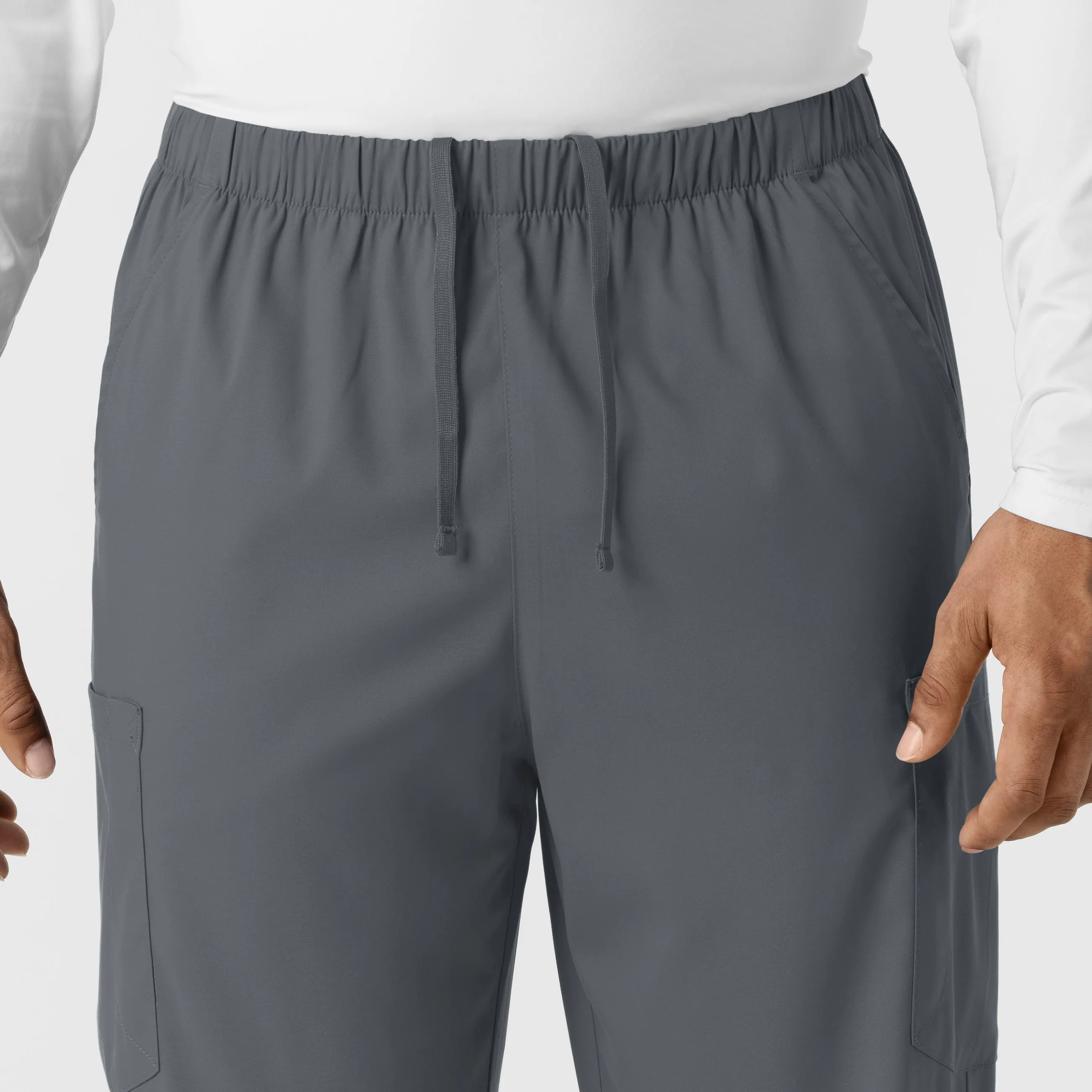 Boundless 5051 Unisex Straight Leg Scrub Pants Pewter
