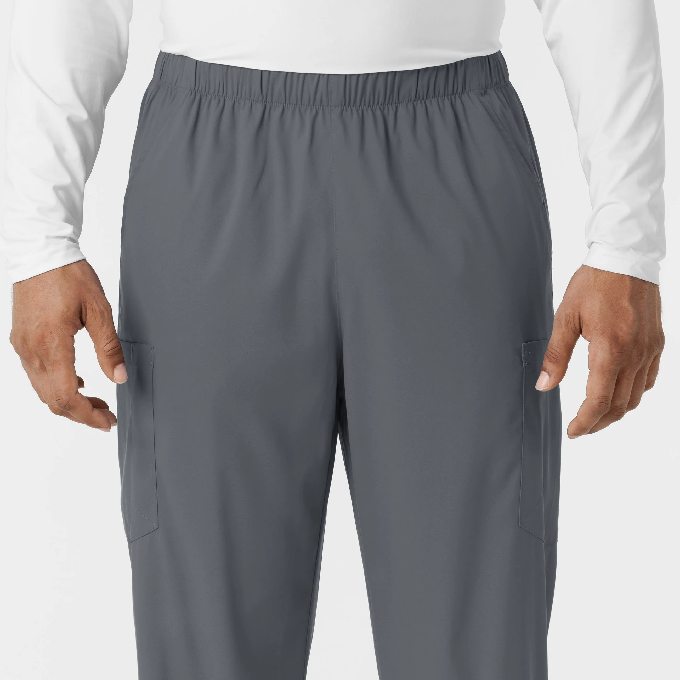 Boundless 5051 Unisex Straight Leg Scrub Pants Pewter