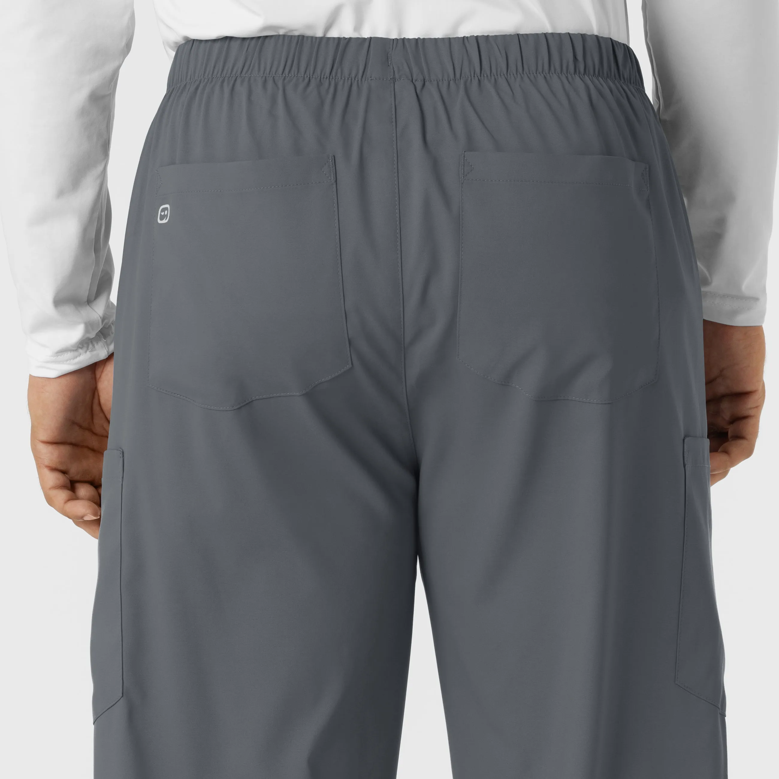 Boundless 5051 Unisex Straight Leg Scrub Pants Pewter