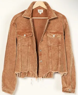 Braxton Vinatage Latte Corduroy Jacket