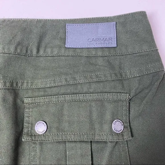 CARMAR Cargo Flap Pocket Denim Skirt