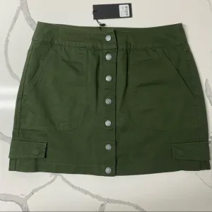 CARMAR Cargo Flap Pocket Denim Skirt