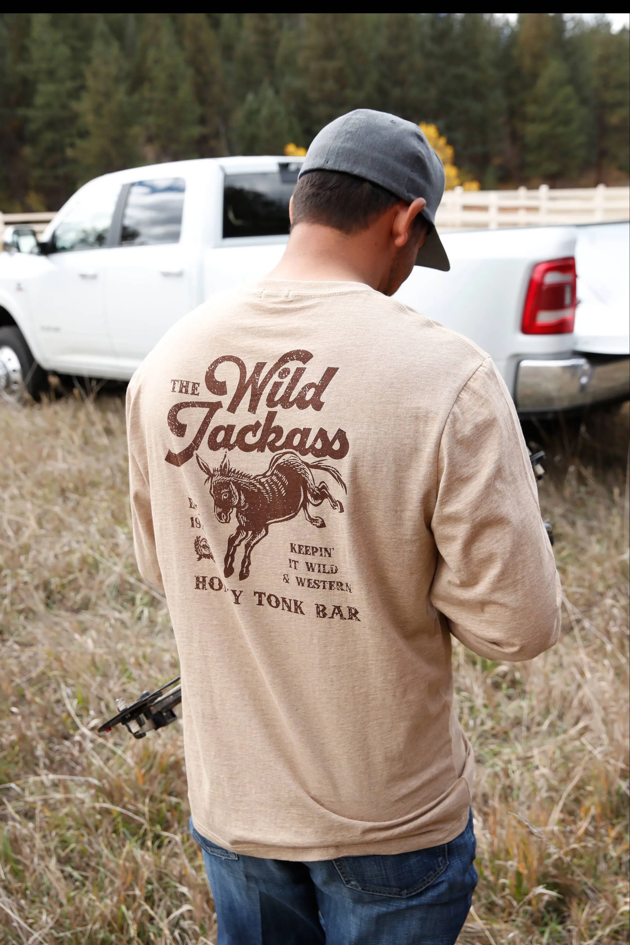 Cinch Long Sleeve Western "Wild Jackass" Tee