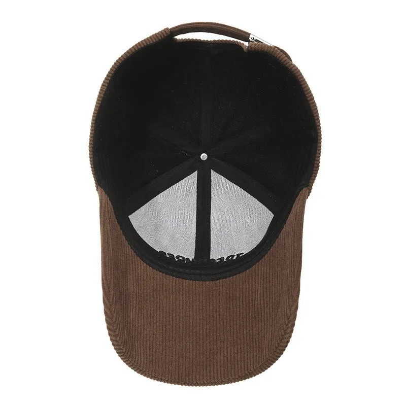 Corduroy Baseball Cap For Men & Women