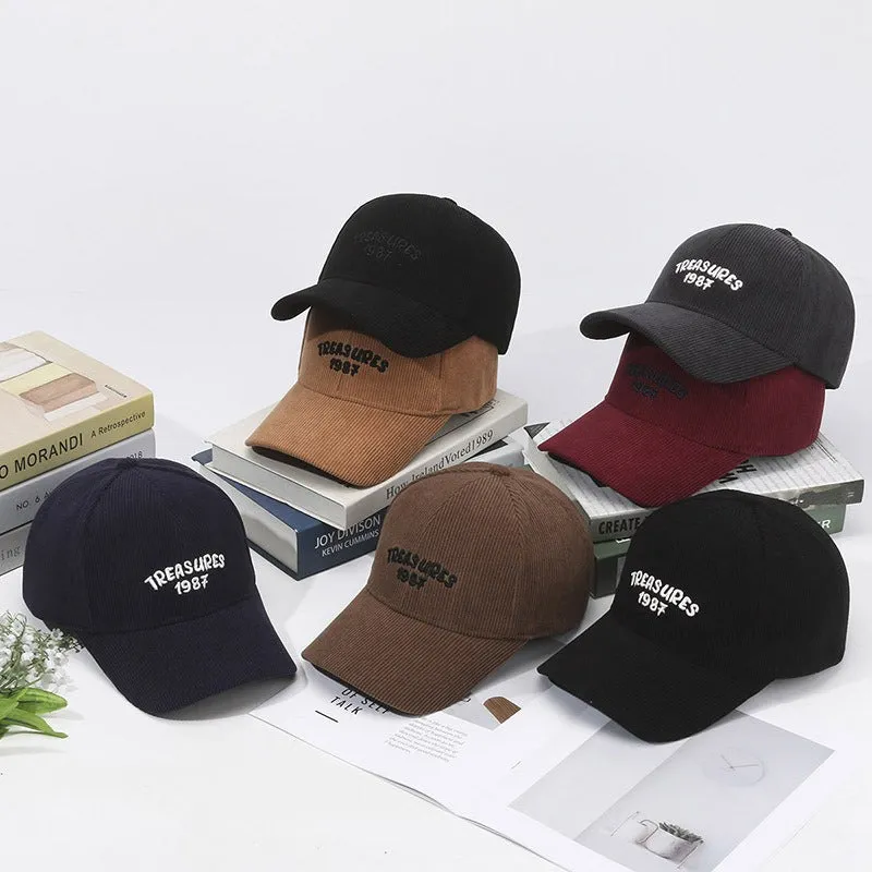 Corduroy Baseball Cap For Men & Women