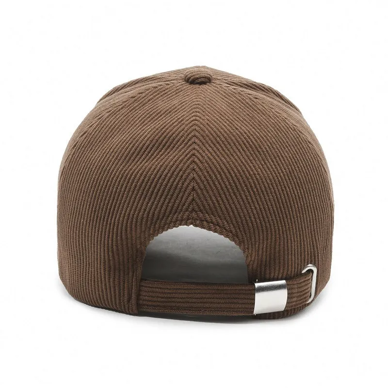Corduroy Baseball Cap For Men & Women