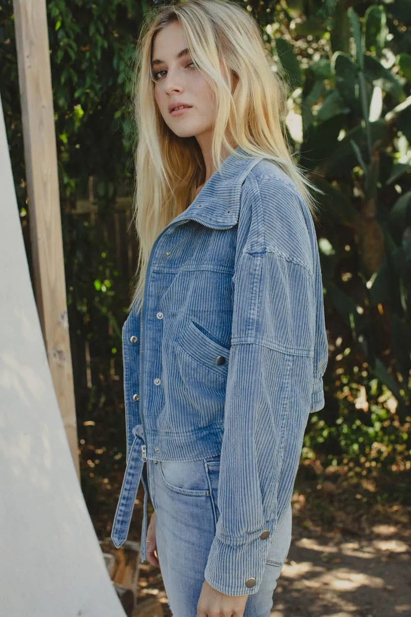 Corduroy Bomber Jacket
