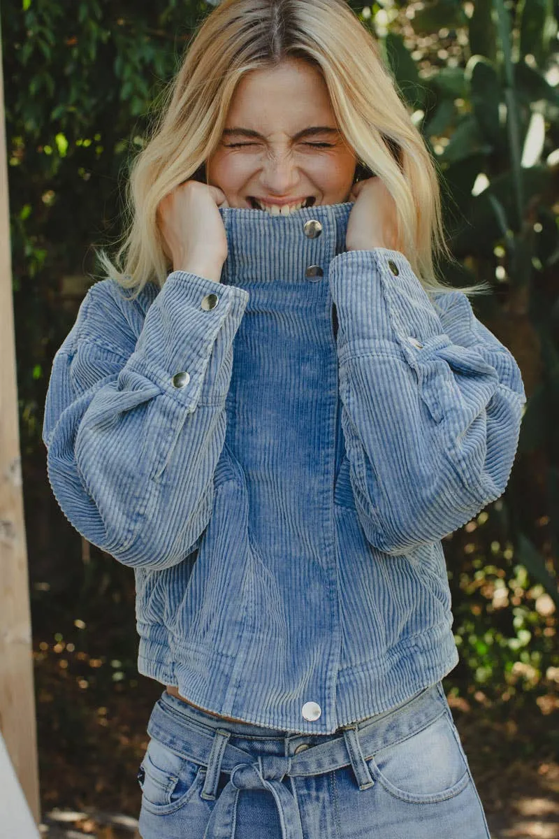 Corduroy Bomber Jacket