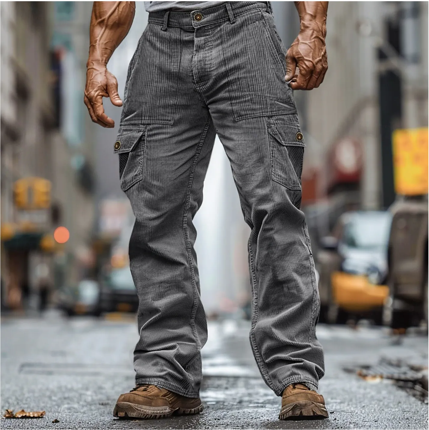 Corduroy Cargo Pants for Men – Noah