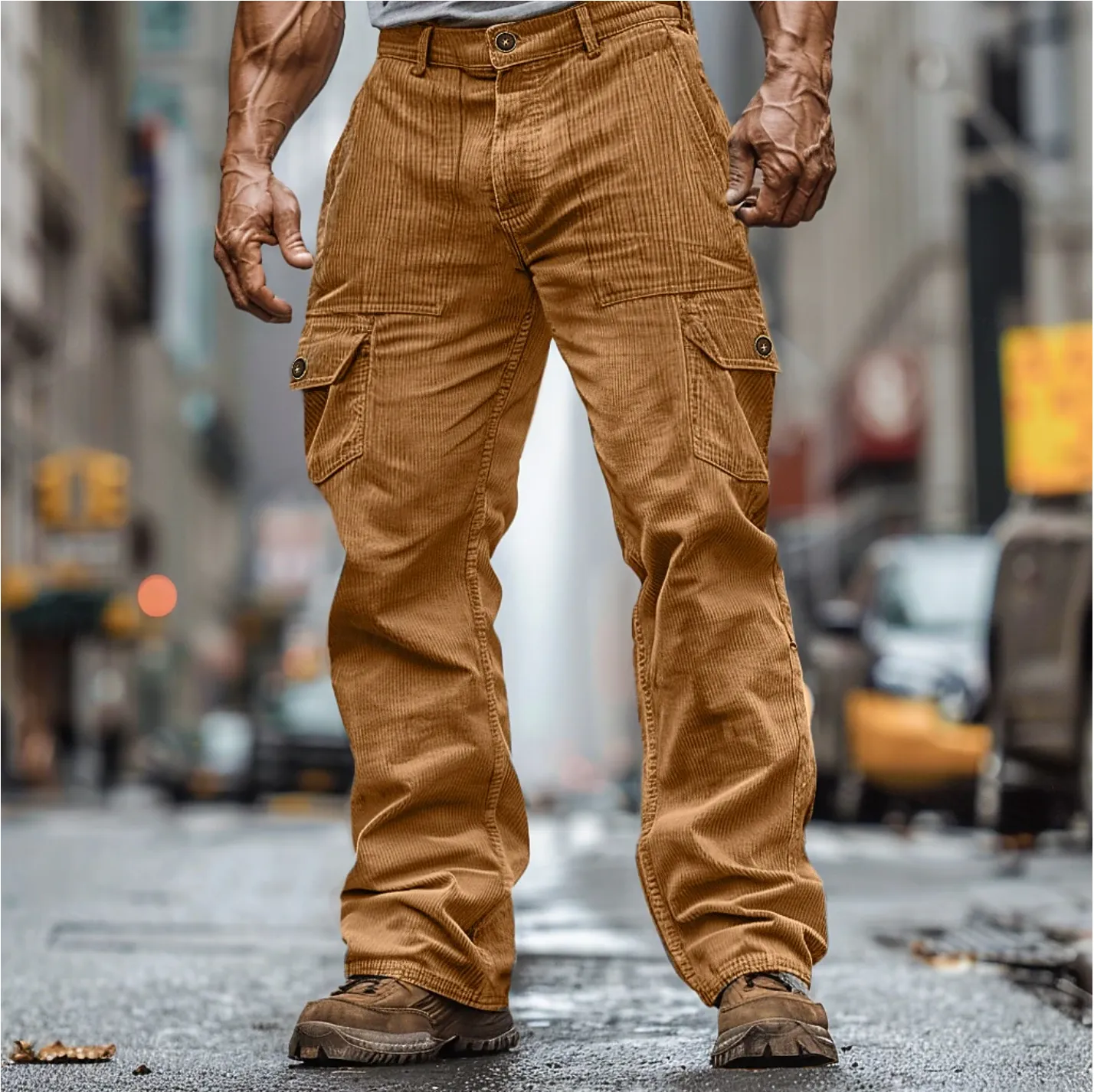 Corduroy Cargo Pants for Men – Noah