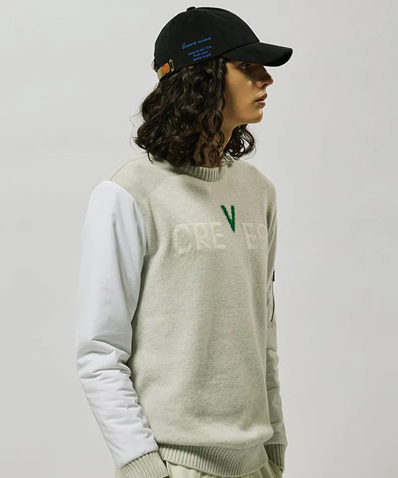 CREVE NINE: Script Logo Corduroy Ball Cap - Black