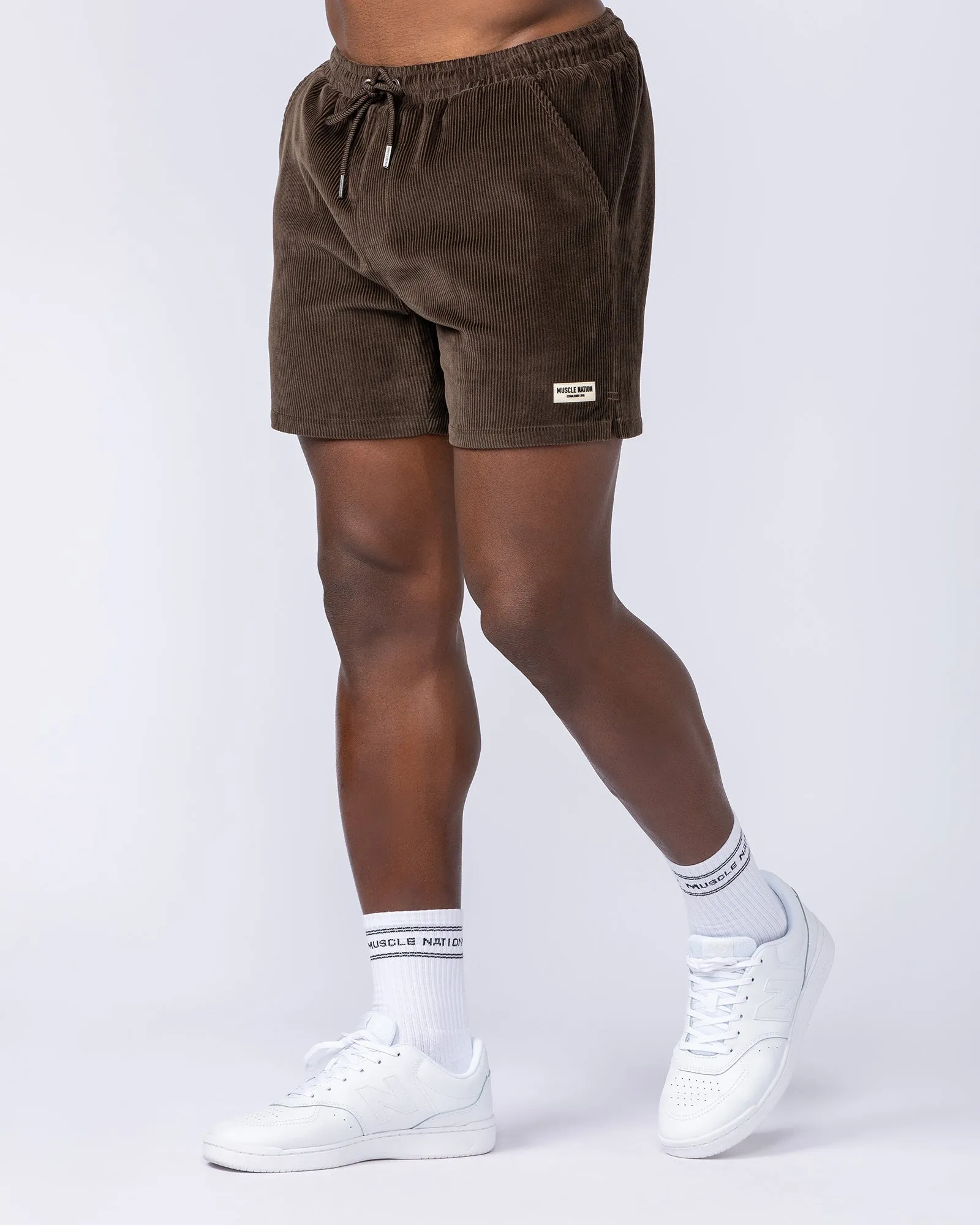 Daily Corduroy 5" Shorts - Dark Brown