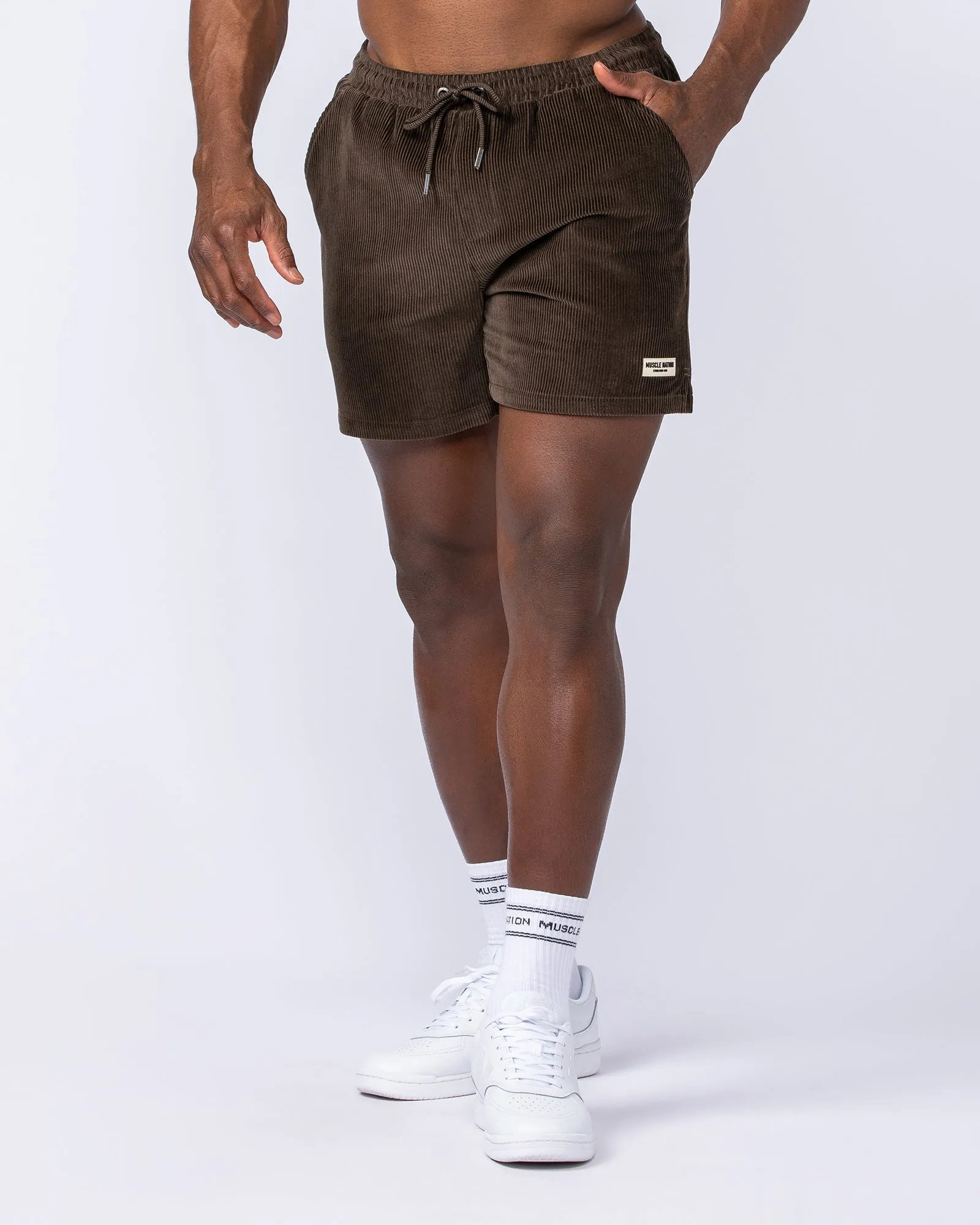 Daily Corduroy 5" Shorts - Dark Brown