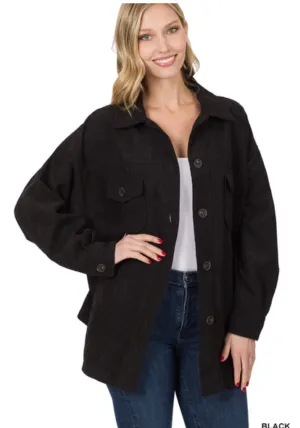 Dare To Imagine Corduroy Shacket-Multiple Colors Available