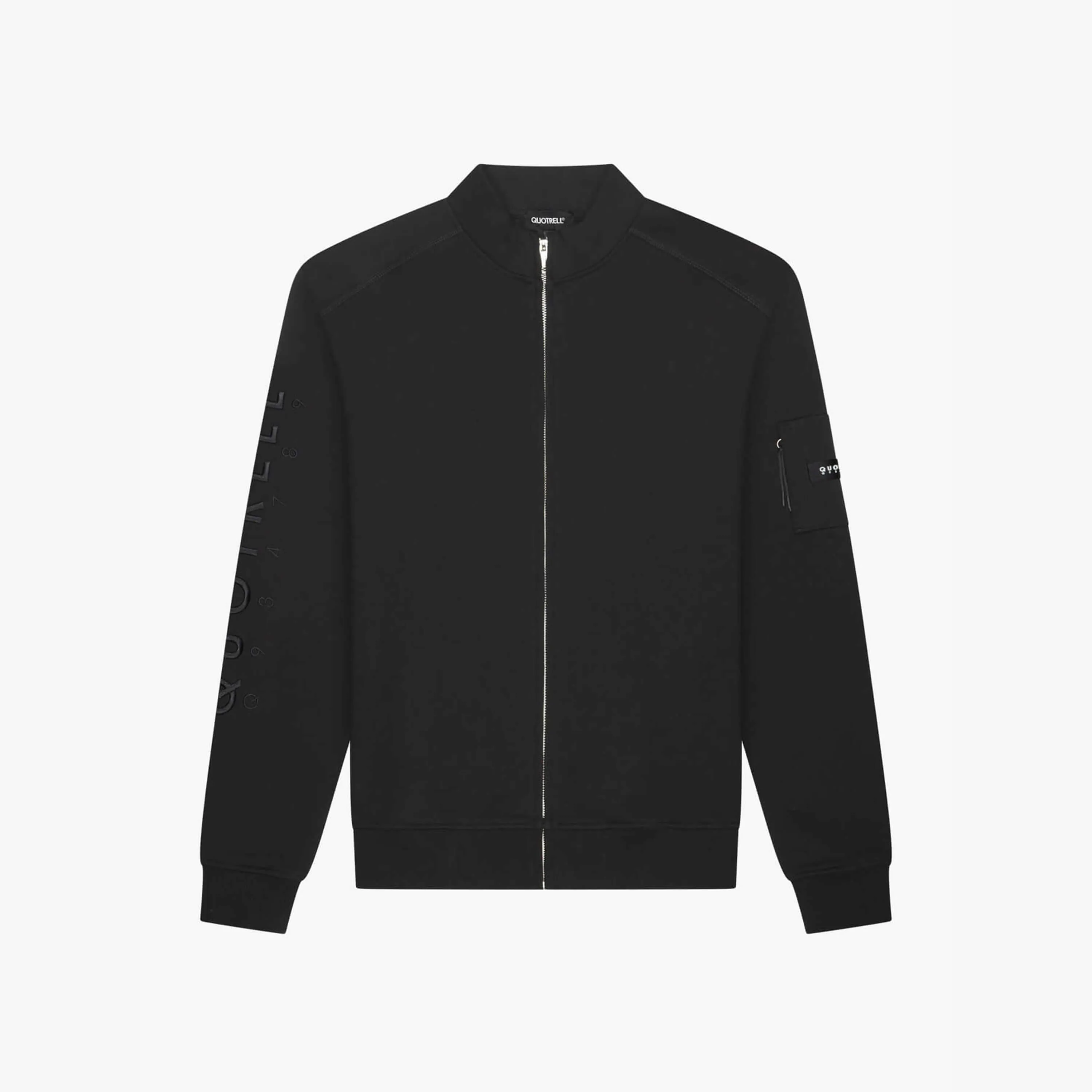 DEFENDER ZIP SWEATER | BLACK/BLACK