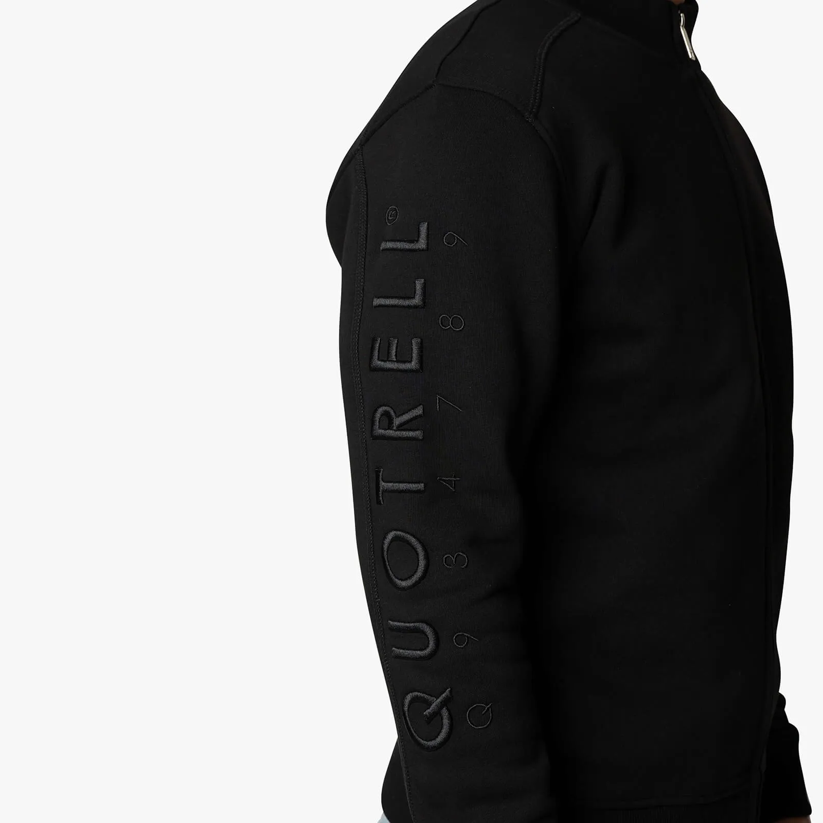 DEFENDER ZIP SWEATER | BLACK/BLACK