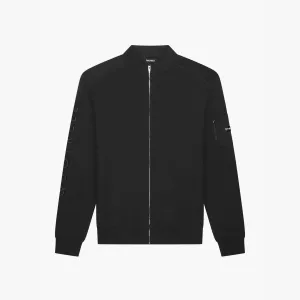 DEFENDER ZIP SWEATER | BLACK/BLACK