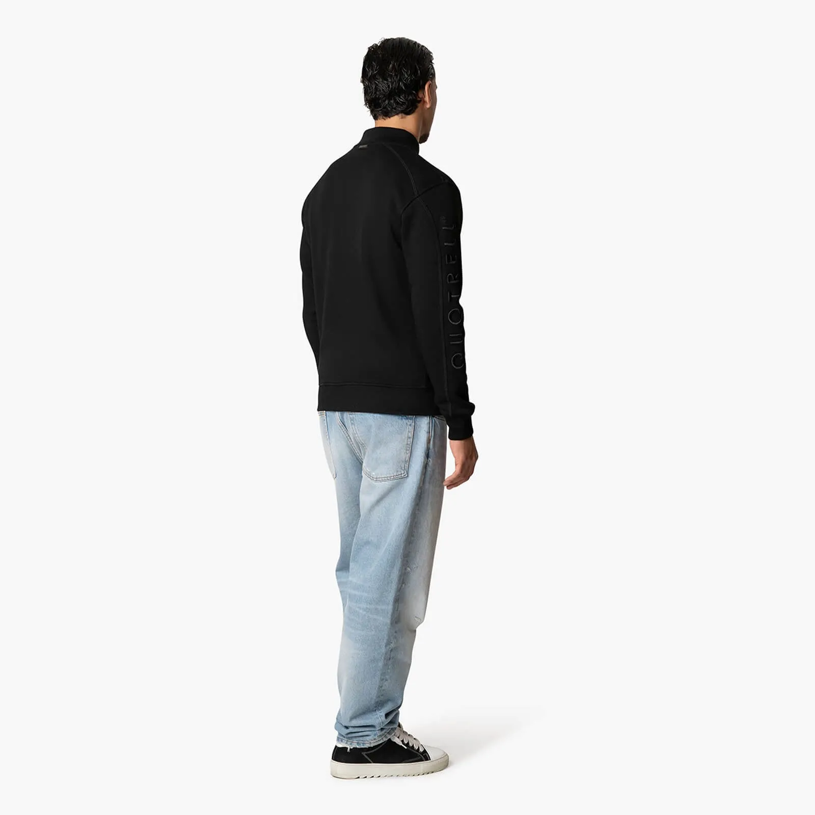 DEFENDER ZIP SWEATER | BLACK/BLACK