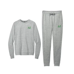 Delta Zeta Tri Fleece Jogger Set