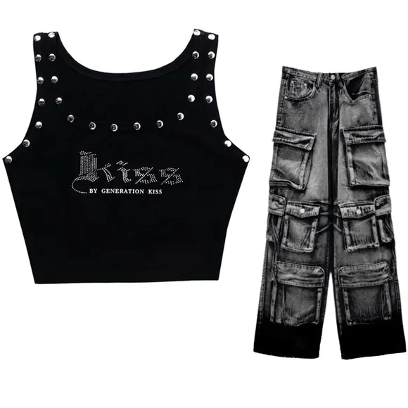 Denim Cargo Outfit