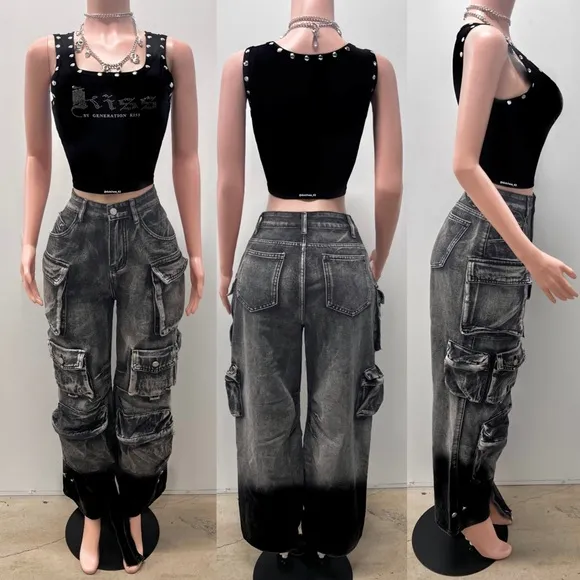Denim Cargo Outfit