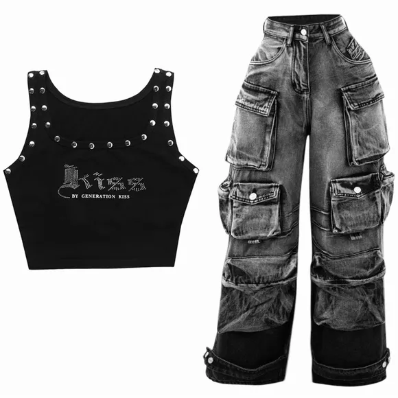 Denim Cargo Outfit