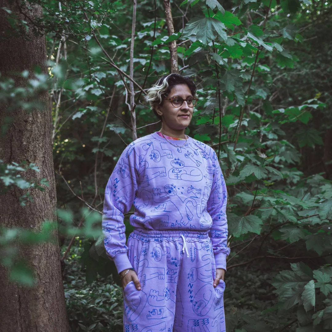Dora Lilac Organic Tracksuit - MADE TO ORDER