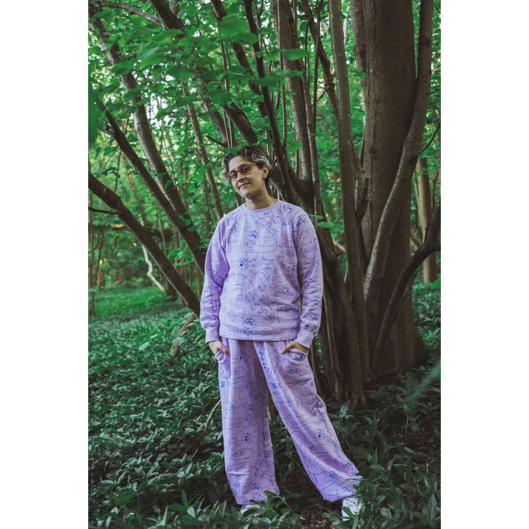 Dora Lilac Organic Tracksuit - MADE TO ORDER
