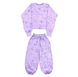 Dora Lilac Organic Tracksuit - MADE TO ORDER