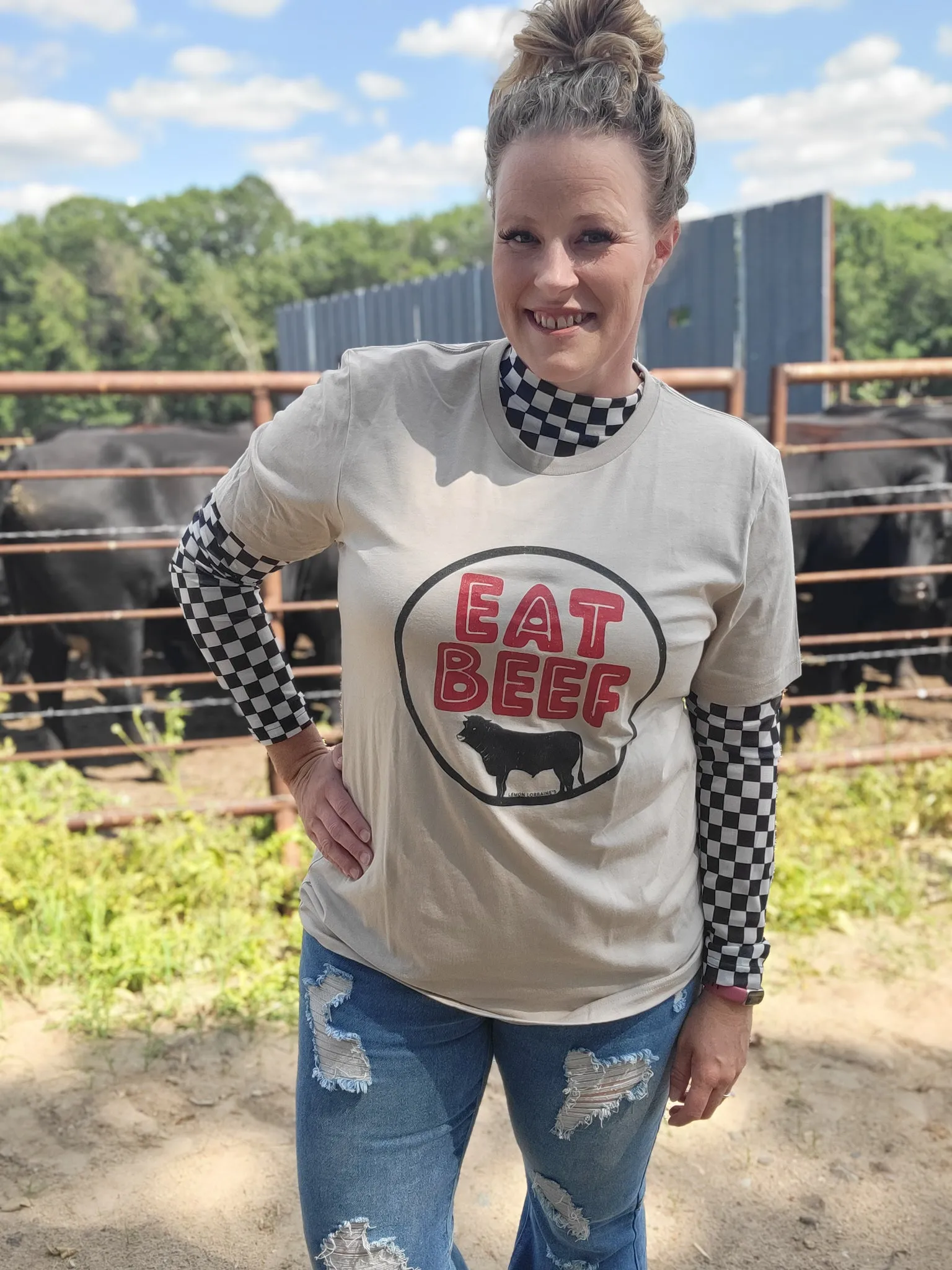 EAT BEEF Graphic Tee