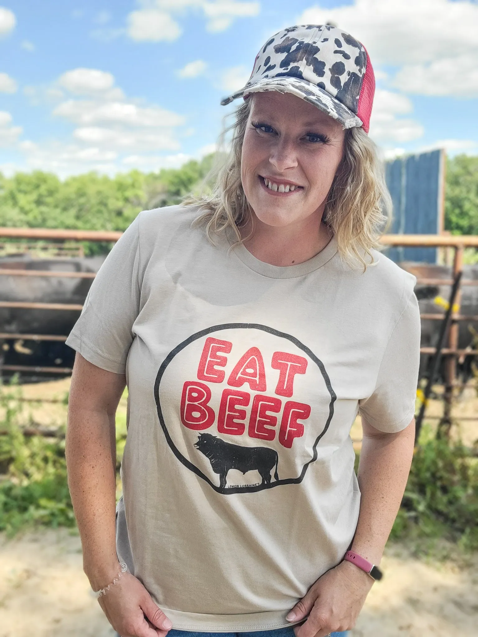 EAT BEEF Graphic Tee