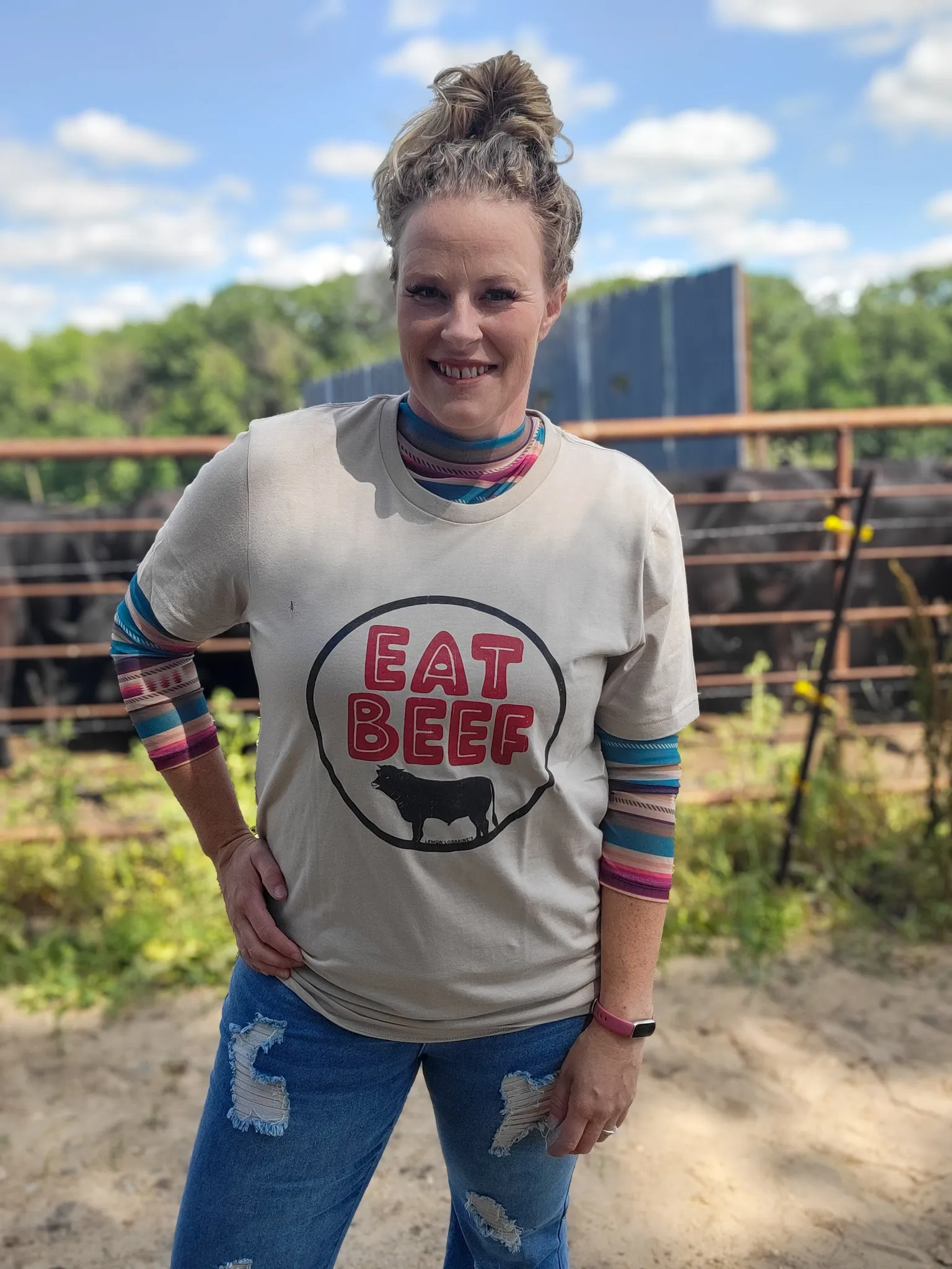 EAT BEEF Graphic Tee