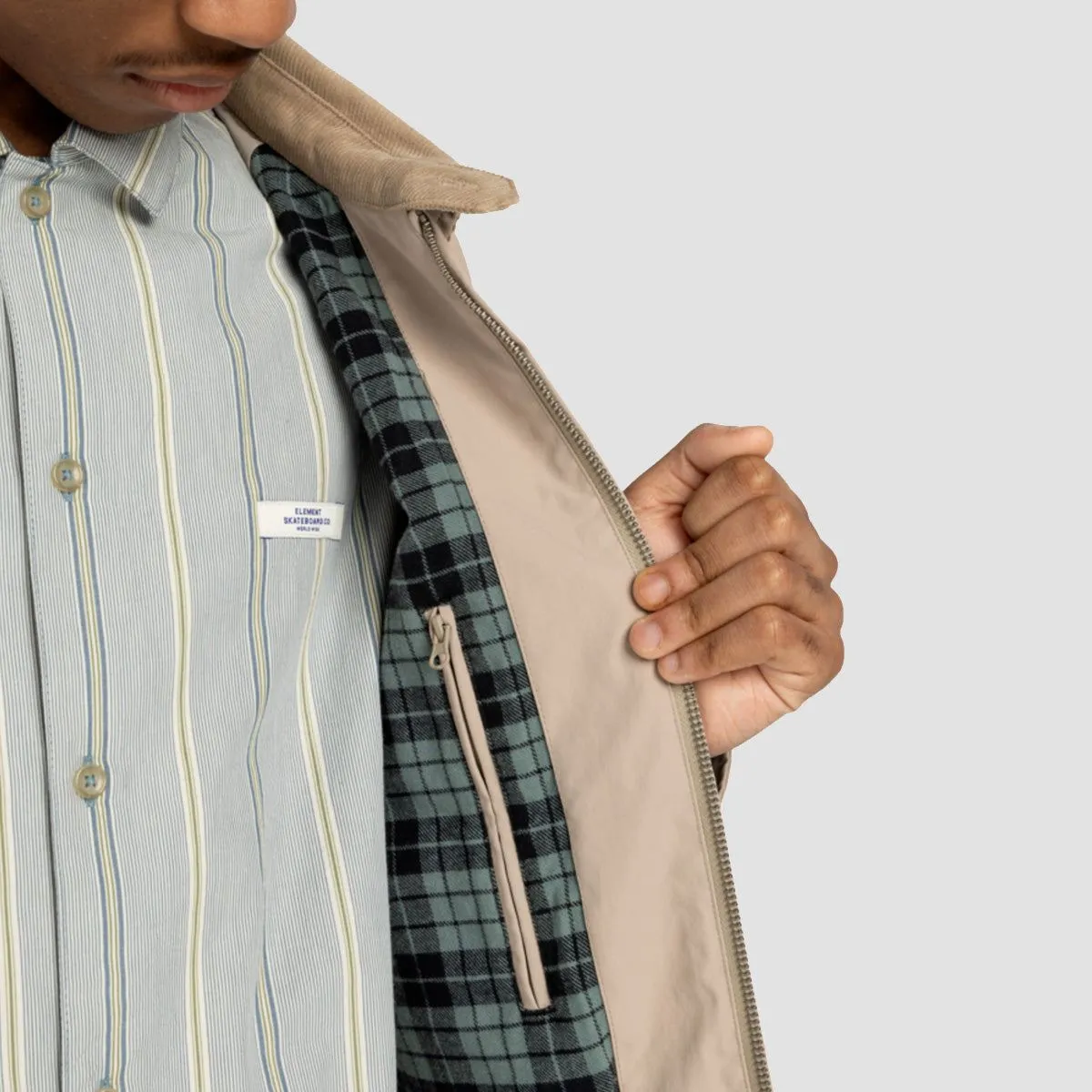 Element Stew Zip Jacket Aluminum