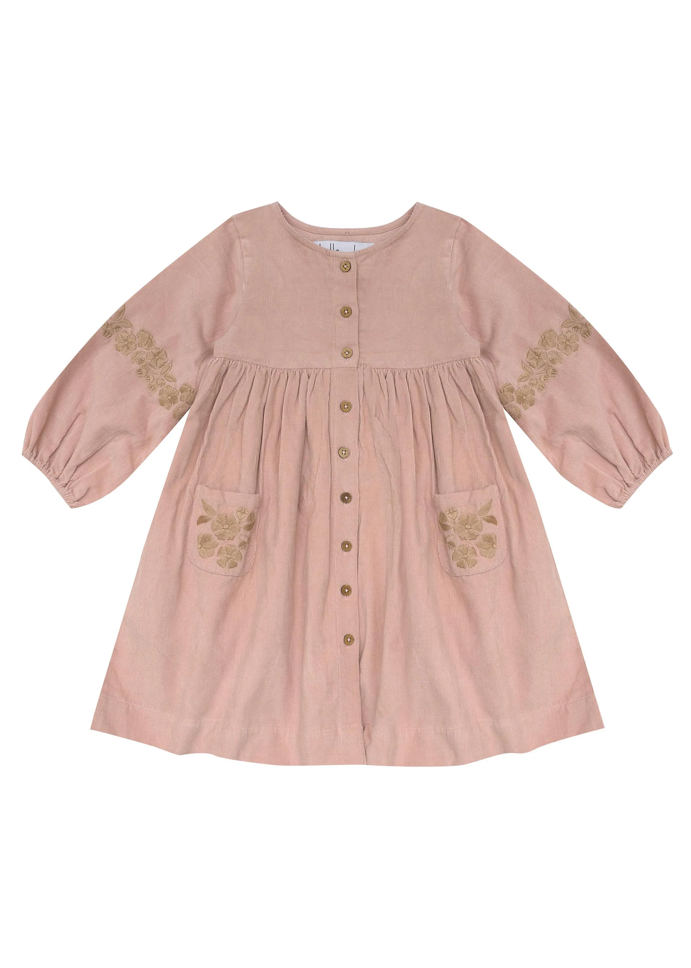 Emmy Dress-Ash Rose