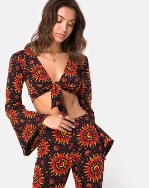 Espha Crop Top in Hot Sun  X Princess Polly