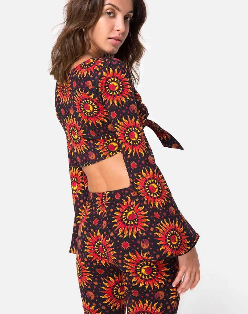 Espha Crop Top in Hot Sun  X Princess Polly