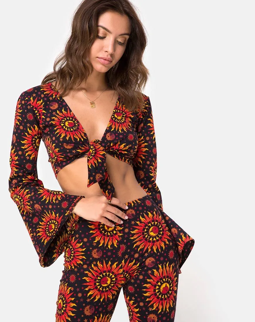 Espha Crop Top in Hot Sun  X Princess Polly