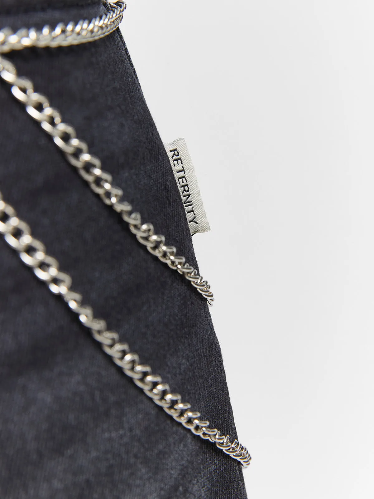 ESSENTIAL DENIM CARGO - WASHED BLACK