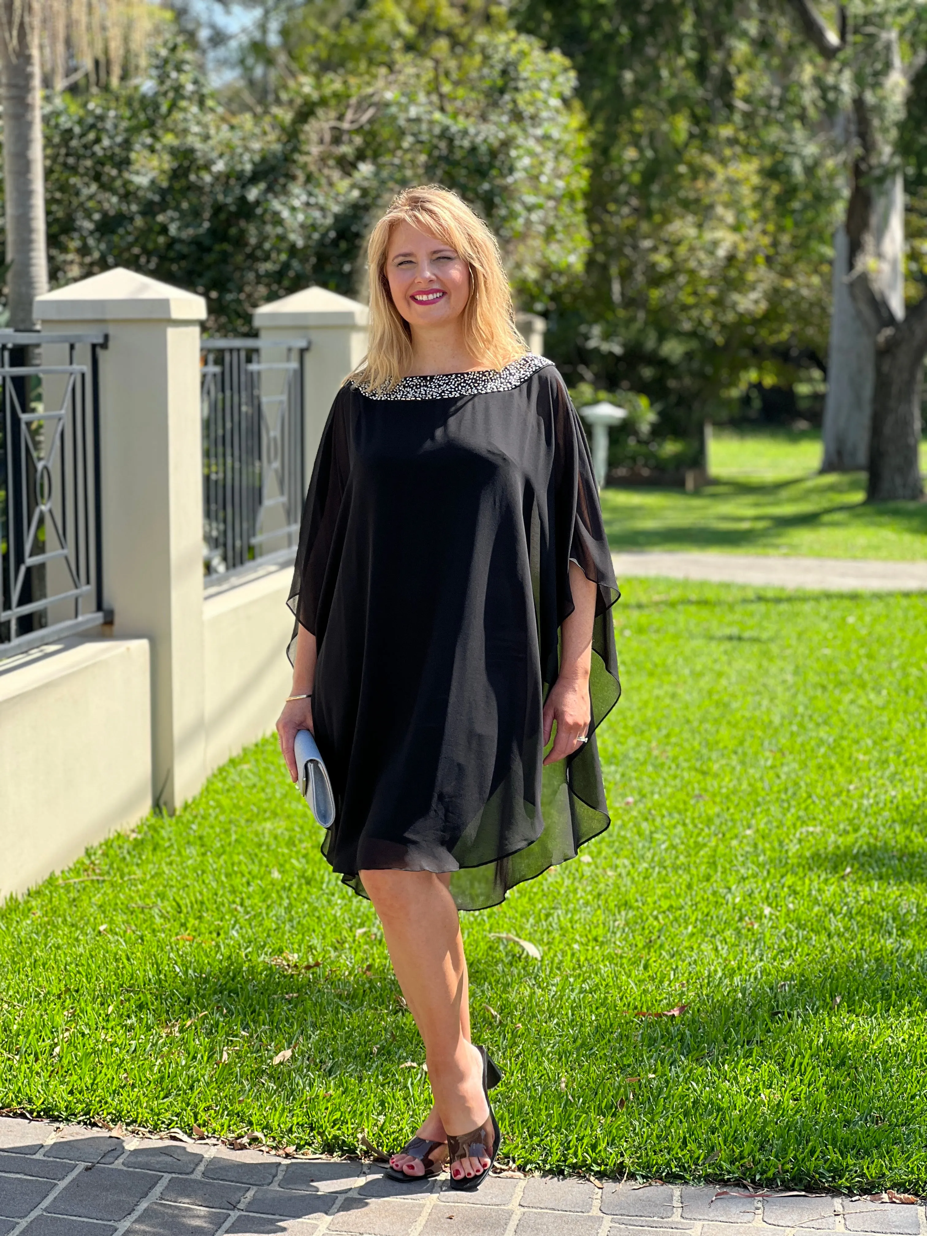 Etan Black Evening Dress