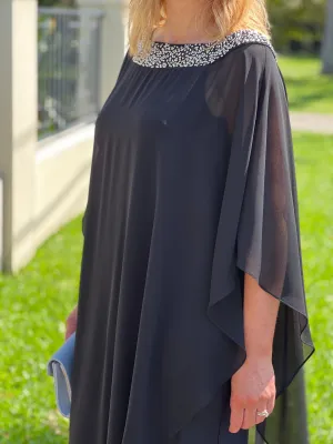 Etan Black Evening Dress