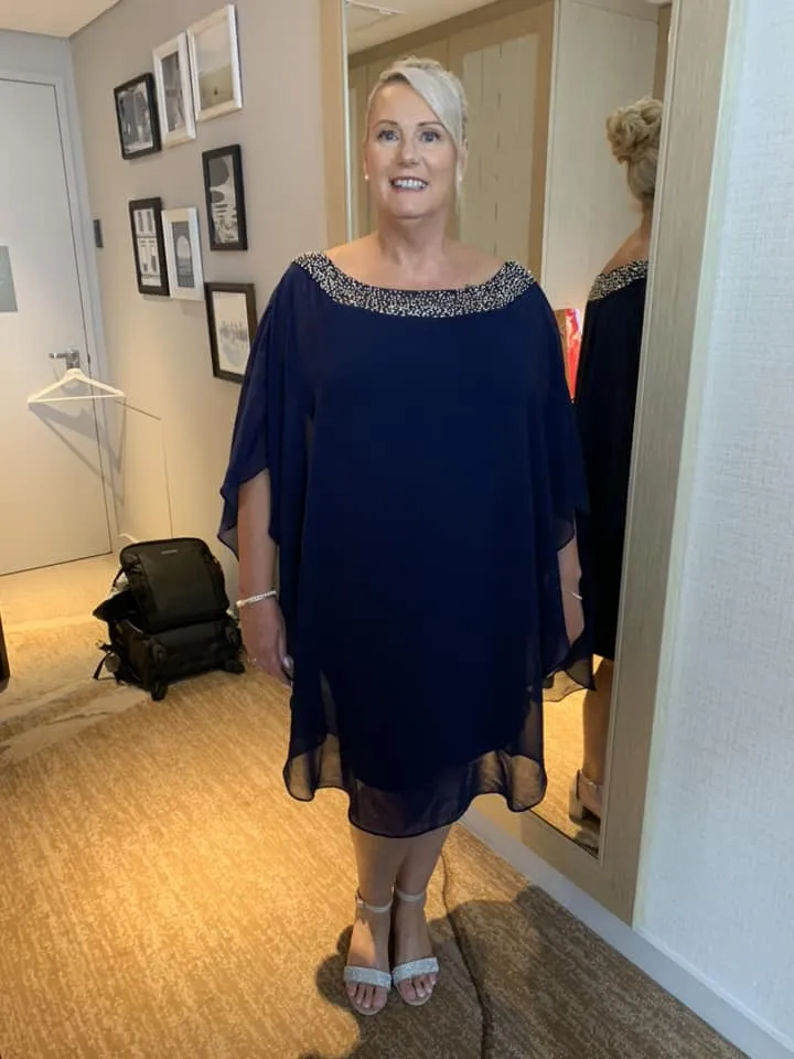 Etan Navy Evening Dress